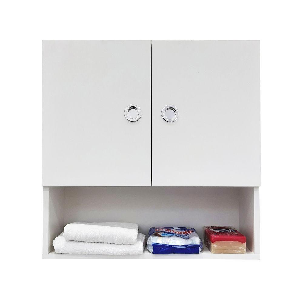 Armário Aéreo 2 Portas Módulo Suspenso Para Lavanderia - 1