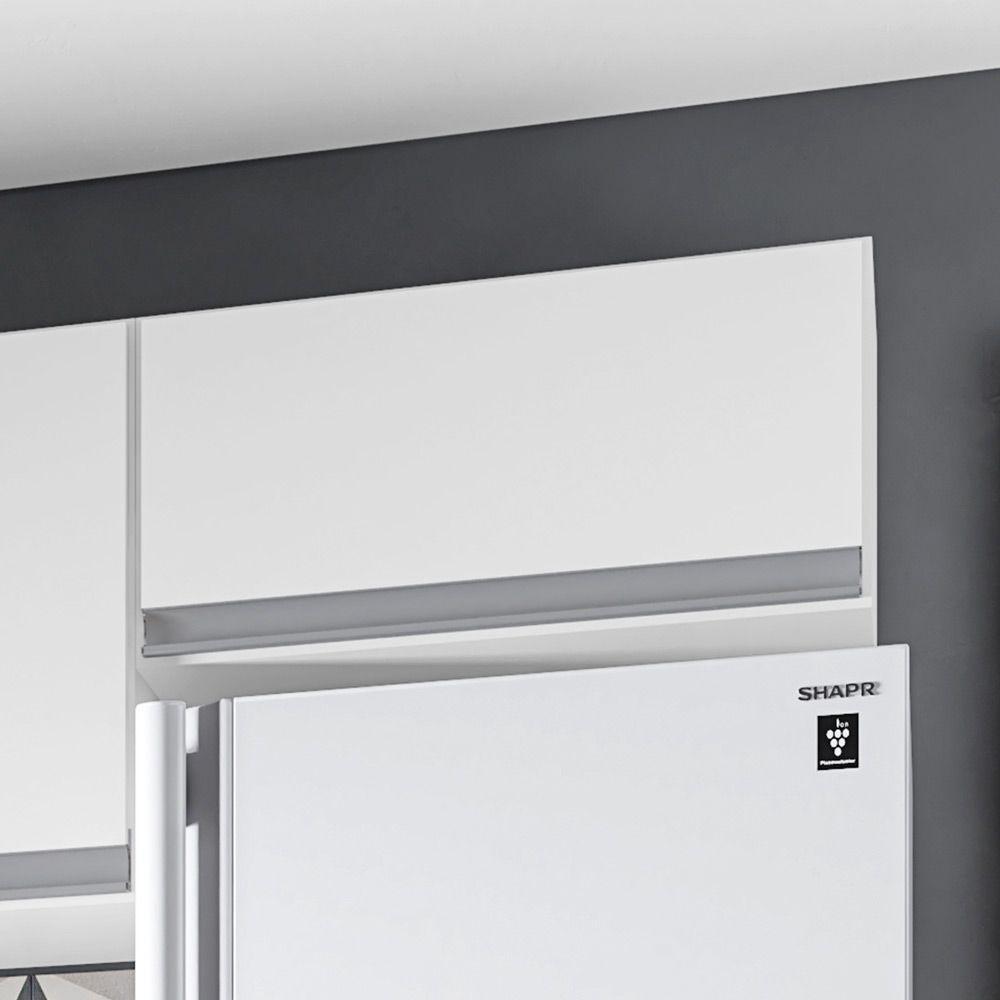 Armário Aéreo Multiuso 60cm 1Porta Basculante Cor Branco - 7