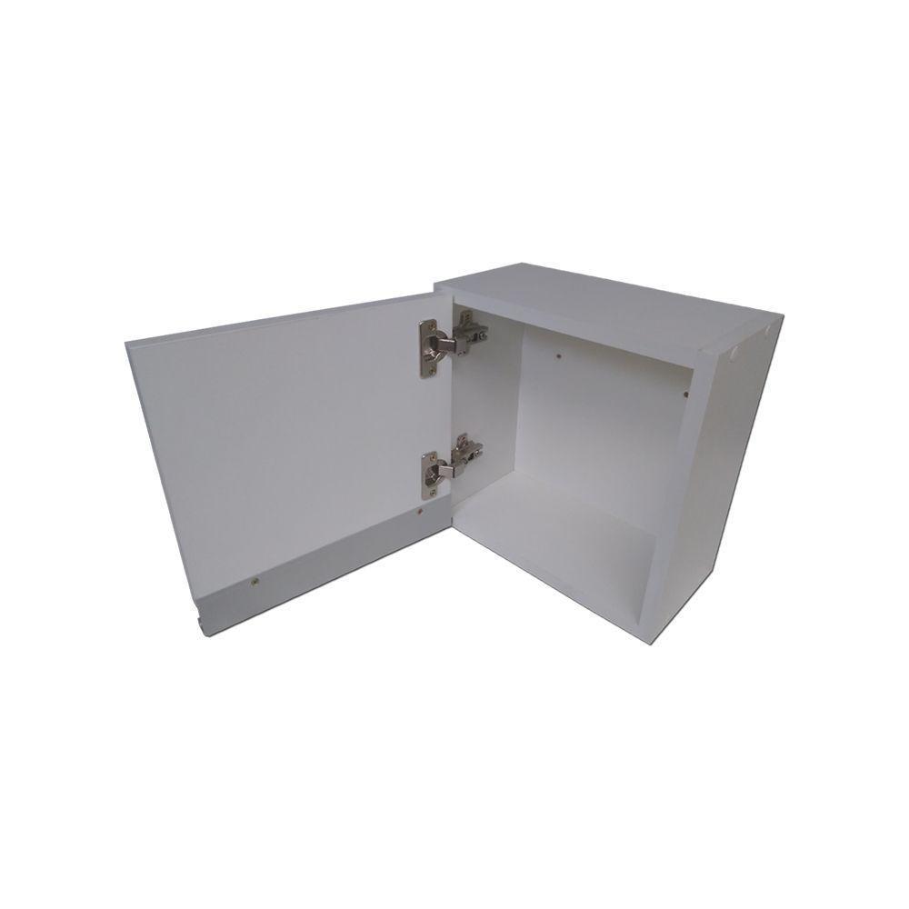 Armário Aéreo 1 Porta Branco Em Mdf - 7