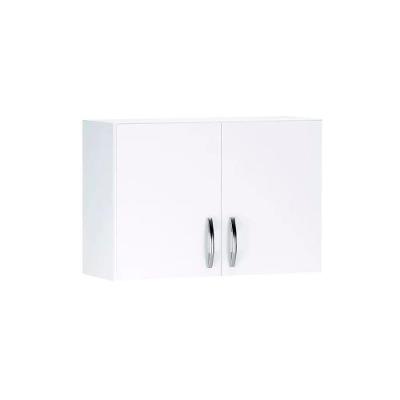 Armário Aéreo 2 Portas 80 Cm Branco - Ajl Móveis