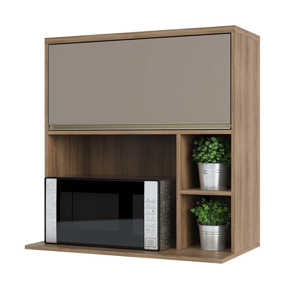 Armário Aéreo 80 Cm Nicho Micro Conjuntougado E Nicho - 1