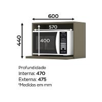 Aéreo Micro-ondas 60 Cm Connect Henn Duna - 3