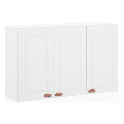 Armário Aéreo 120 Cm 3 Portas Branco Polar
