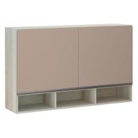 Armário 120cm 2 Portas C/Nicho Legno Crema C/Connect - 1