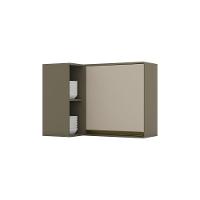 Armário Aéreo 1 Porta Connect Henn Duna Com Cristal - 1