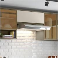 Armário Aéreo 01 Porta Basculante 80 Cm Connect Henn Duna Com Cristal - 2