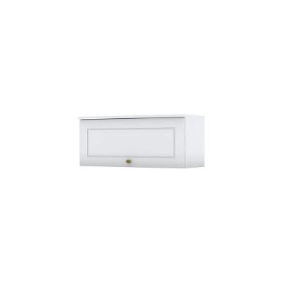 Armário Aéreo 01 Porta Basculante 80 Cm Americana Henn Branco