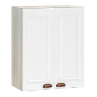Armário Aéreo 60 Cm 2 Portas Legno Crema Com Branco Pet - 1