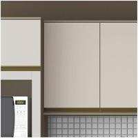 Armário Aéreo 01 Porta 40 Cm Connect Henn Duna Com Cristal - 2