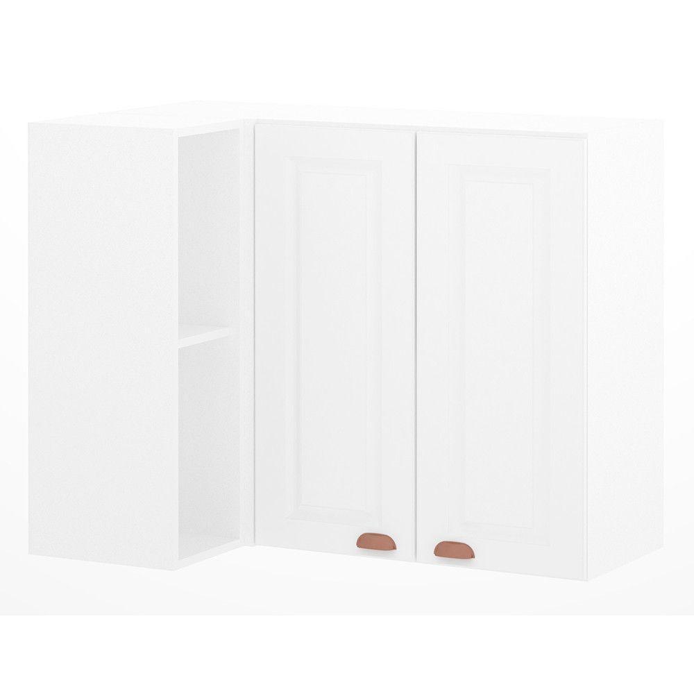 Armário Aéreo Canto Reto Conjugado 2 Portas C/Nicho Latera - 1