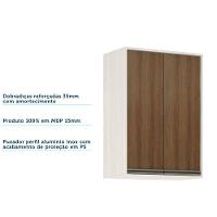 Armário Aéreo De Cozinha 60 Cm 2 Portas Linea Luciane Pátina Ff-avelã Ff