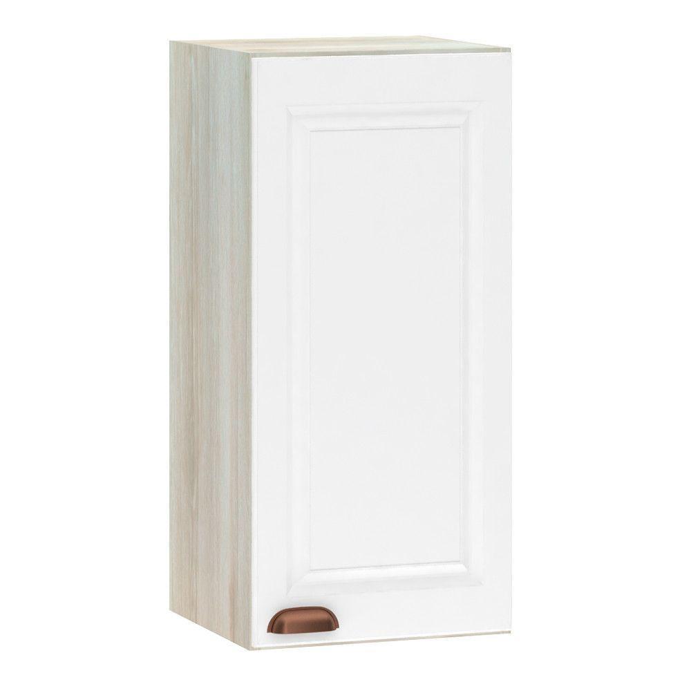 Armário Aéreo 35 Cm 1 Porta Legno Crema Com Branco Pet - 1