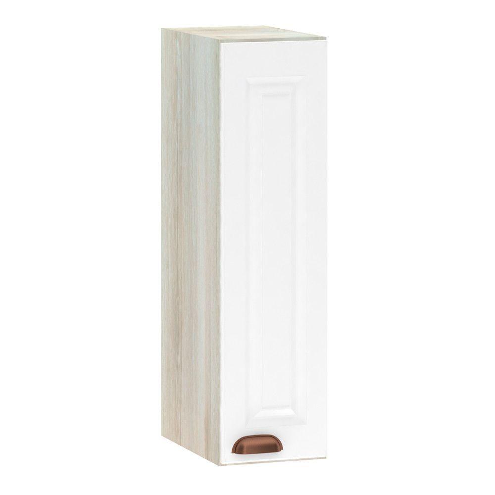 Armário Aéreo 20 Cm 1 Porta Legno Crema Com Branco Pet - 1