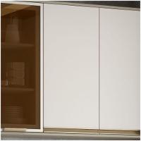 Armário Aéreo 01 Porta 40 Cm Connect Henn Duna Com Cristal - 2