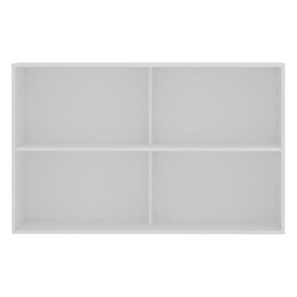 Armário Aéreo Basculante Duplo 120cm 2 Portas Branco Polar - 4