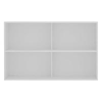 Armário Aéreo Basculante Duplo 120cm 2 Portas Branco Polar - 4