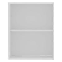 Armário Aéreo 60 Cm 2 Portas Cristal Luciane Móveis Branco Polar Com Branco Pet - 8
