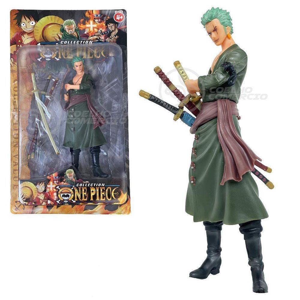 Boneco Anime Action Figure One Piece 18cm - Roronoa Zoro - 3