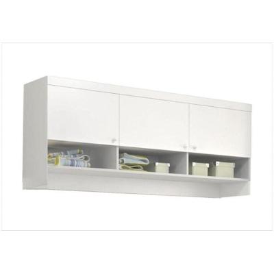 Armário Aéreo 03 Portas de Abrir Eloisa Phoenix Baby Branco