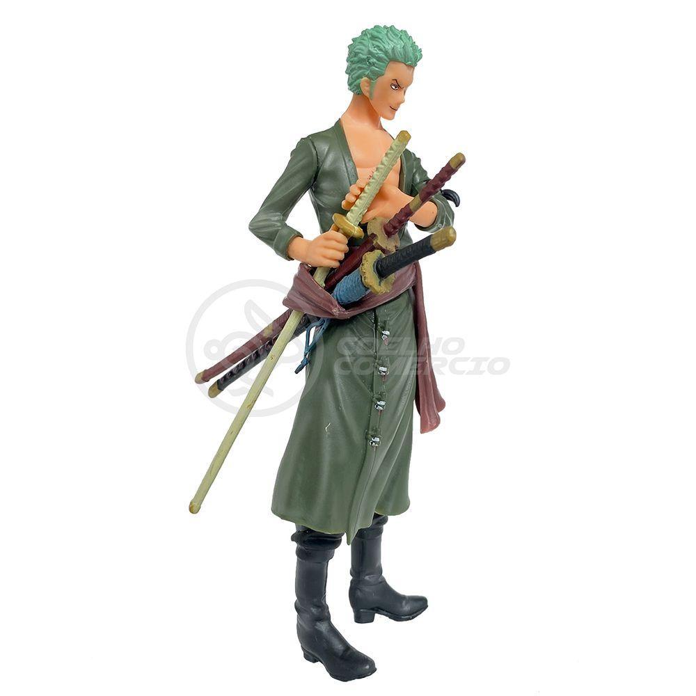 Boneco Anime Action Figure One Piece 18cm - Roronoa Zoro - 4