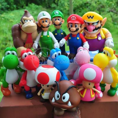 Boneco Action Figure Princesa Peach Toadstool Articulado 23cm