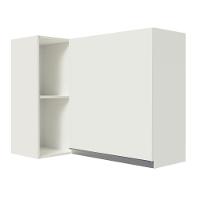 Armário Aéreo De Canto 100% Mdf Com Adega Branco Smart Madesa Branco - 1