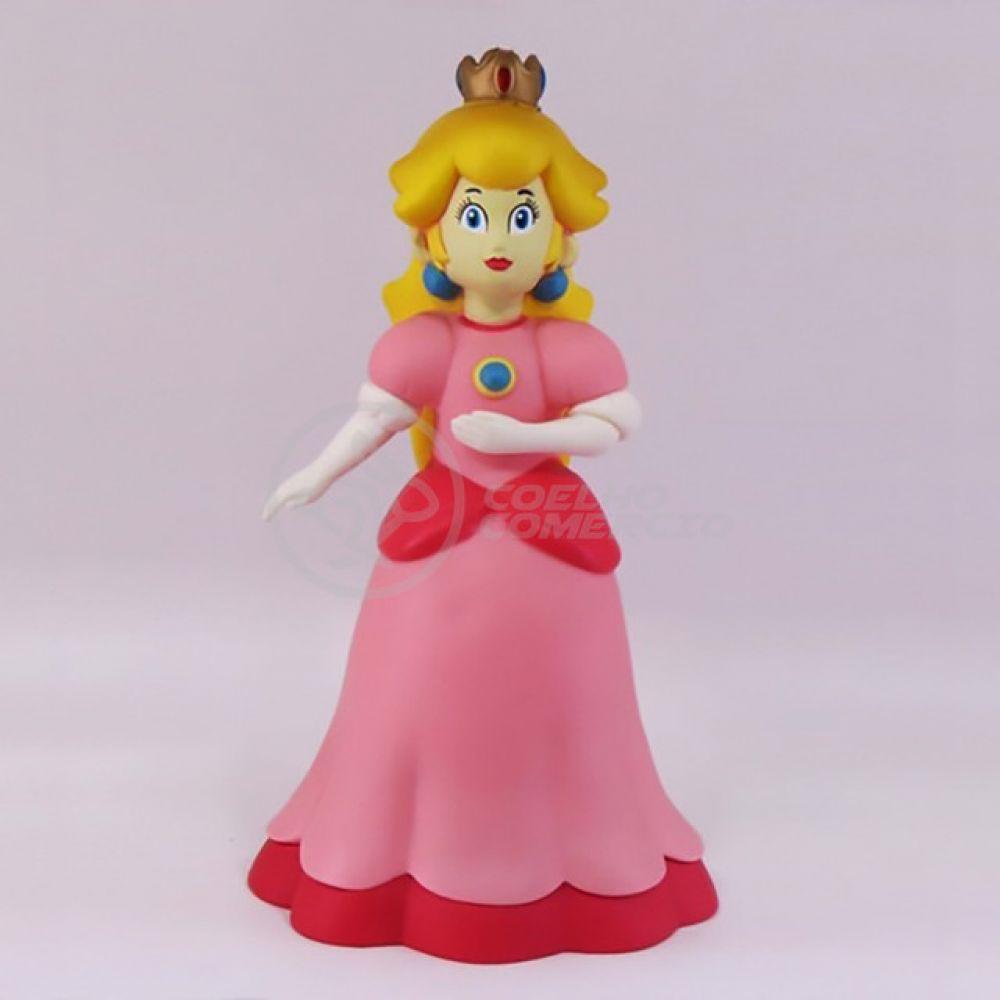 Boneco Action Figure Princesa Peach Toadstool Articulado 23cm - 9