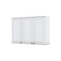 Armário Aéreo 03 Portas 120 Cm Americana Henn Branco Hp - 1