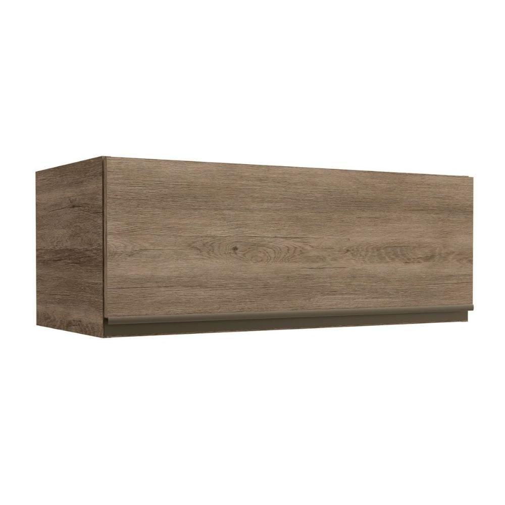 Armário Aéreo p/ Cozinha Maxxi G773 c/ 1 Porta Basculante 80cm Nogal - Kappesberg - 1