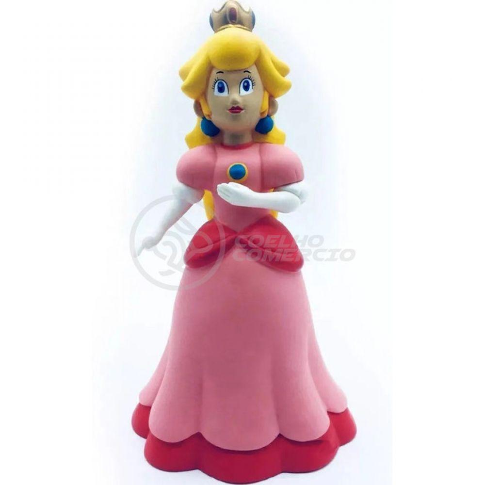 Boneco Action Figure Princesa Peach Toadstool Articulado 23cm - 6