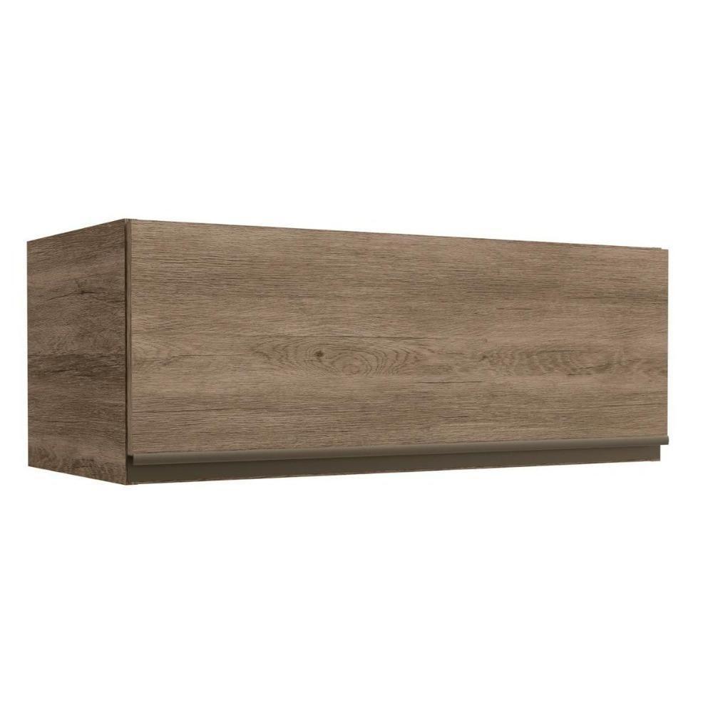 Armário Aéreo Cozinha Modulado  Maxxi G773 c/ 1 Porta  Basculante Nogal - Kappesberg - 1