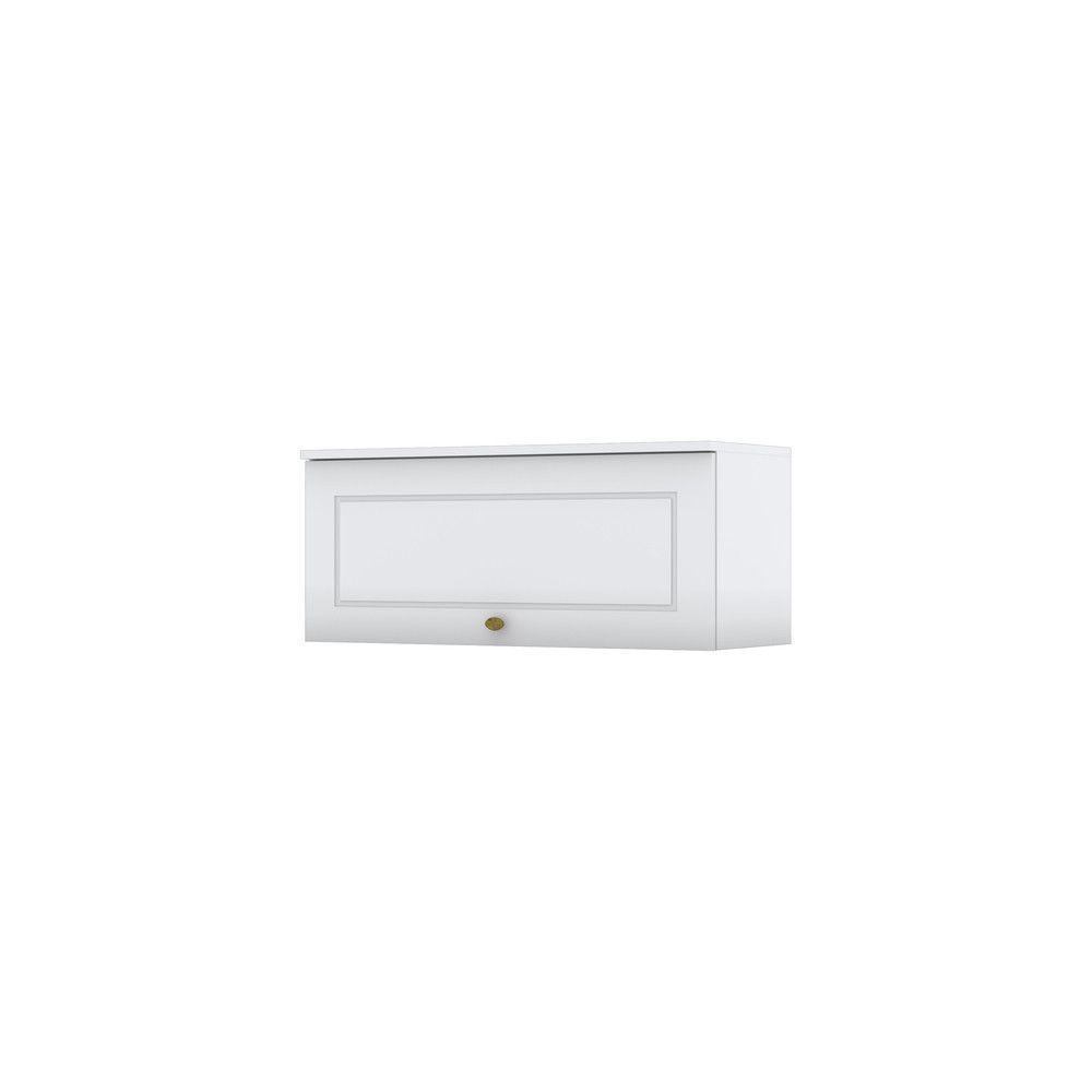 Armário De Cozinha Aéreo 01 Porta Basculante 80 Cm Nova York Henn Branco - 4