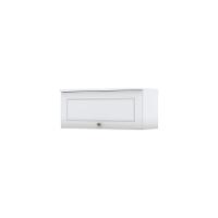 Armário De Cozinha Aéreo 01 Porta Basculante 80 Cm Nova York Henn Branco