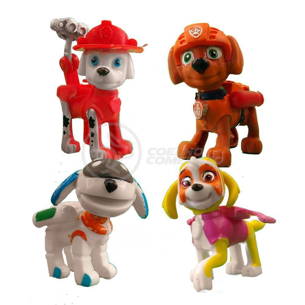 Kit 5 Bonecos Patrulha Canina Com 4 Skat Robo Dog 14 - 1