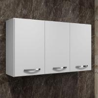 Armário Aéreo Etios 3 Portas Kaiki Móveis Branco - 16