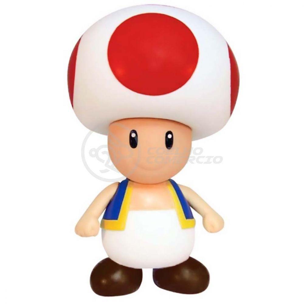 Boneco Action Figure Cogumelo Toad Articulado 20cm - 7