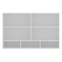 Armário Aéreo 120 Cm 2 Portas C/Nicho Branco Polar - 4