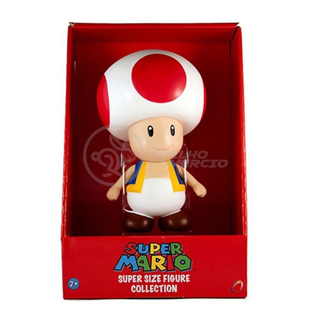 Boneco Action Figure Cogumelo Toad Articulado 20cm - 9