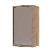 Armário Aéreo 40 Cm 1 Porta De Abrir 1 Prateleira Mel Luciane Móveis Vanilla Com Graff - 2