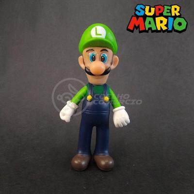 Kit Boneco Colecion. Luigi Super Mario 13Cm + Caneca