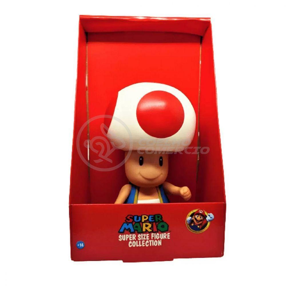 Boneco Action Figure Cogumelo Toad Articulado 20cm - 9