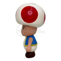 Boneco Action Figure Cogumelo Toad Articulado 20cm - 8