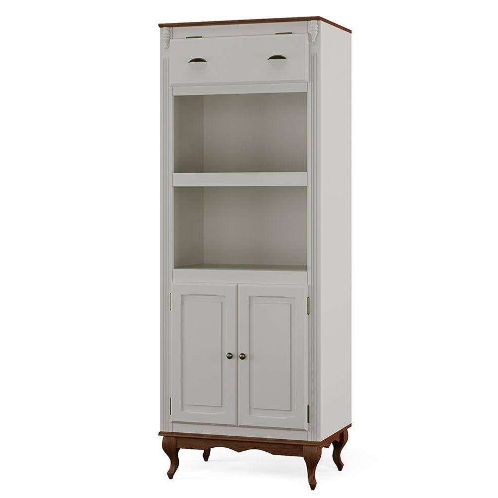 Torre Eletro Quente Cozinha Forno e Microondas Laca Cinza - 2