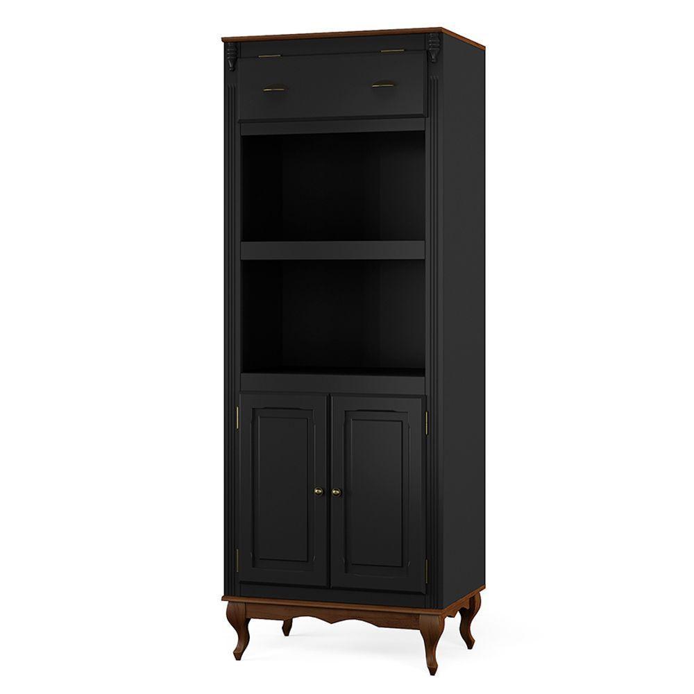 Torre Eletro Quente Cozinha Forno e Microondas Laca Cinza - 5