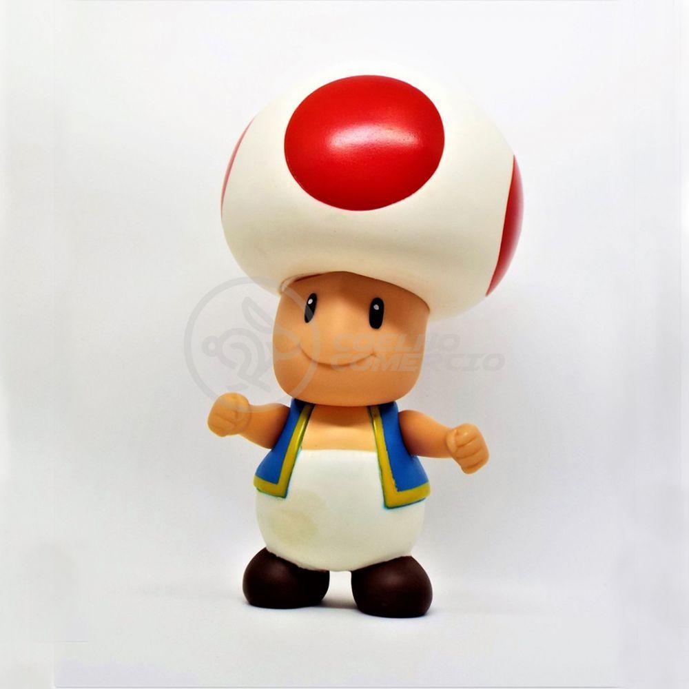 Boneco Action Figure Cogumelo Toad Articulado 20cm - 2