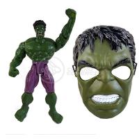 Boneco 25Cm Incrivel Hulk + Mascara Vingadores 16Cm - 1