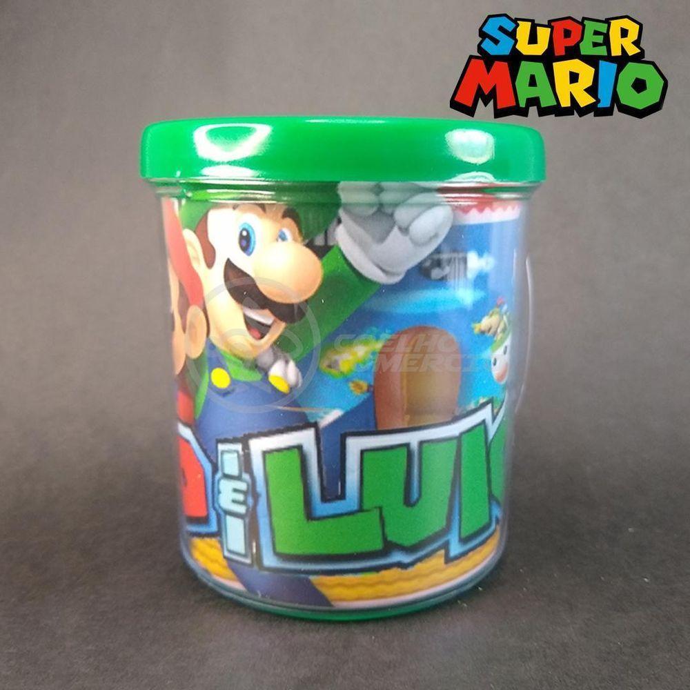 Kit Boneco Luigi Articulado Super Mario 13Cm + Caneca 350Ml - 8