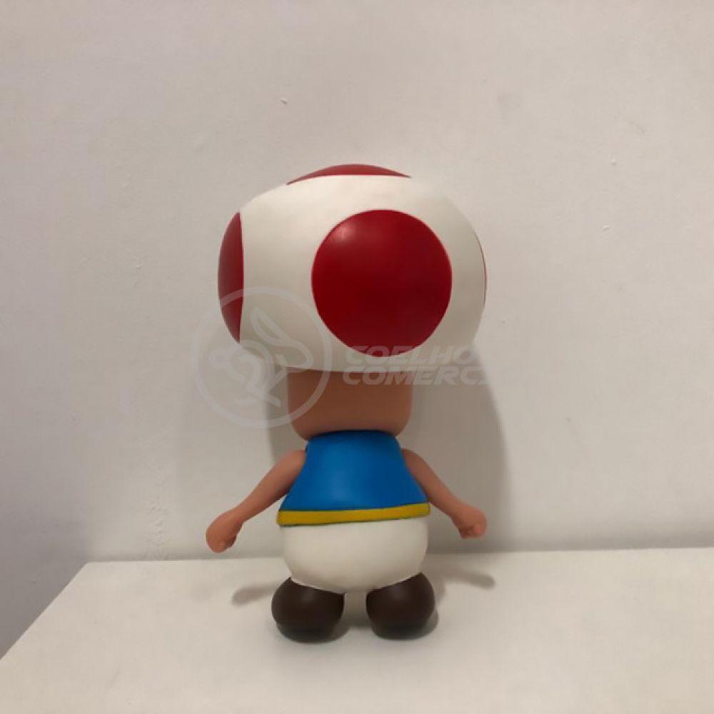 Boneco Action Figure Cogumelo Toad Articulado 20cm - 2