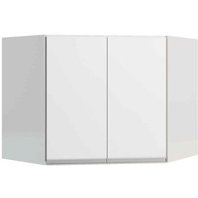 Armário Aéreo De Canto Evidence Poliman Móveis Branco