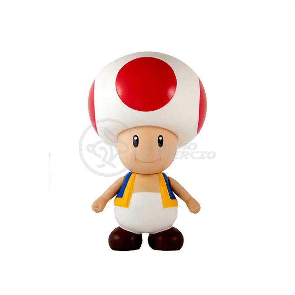Boneco Action Figure Cogumelo Toad Articulado 20cm - 1